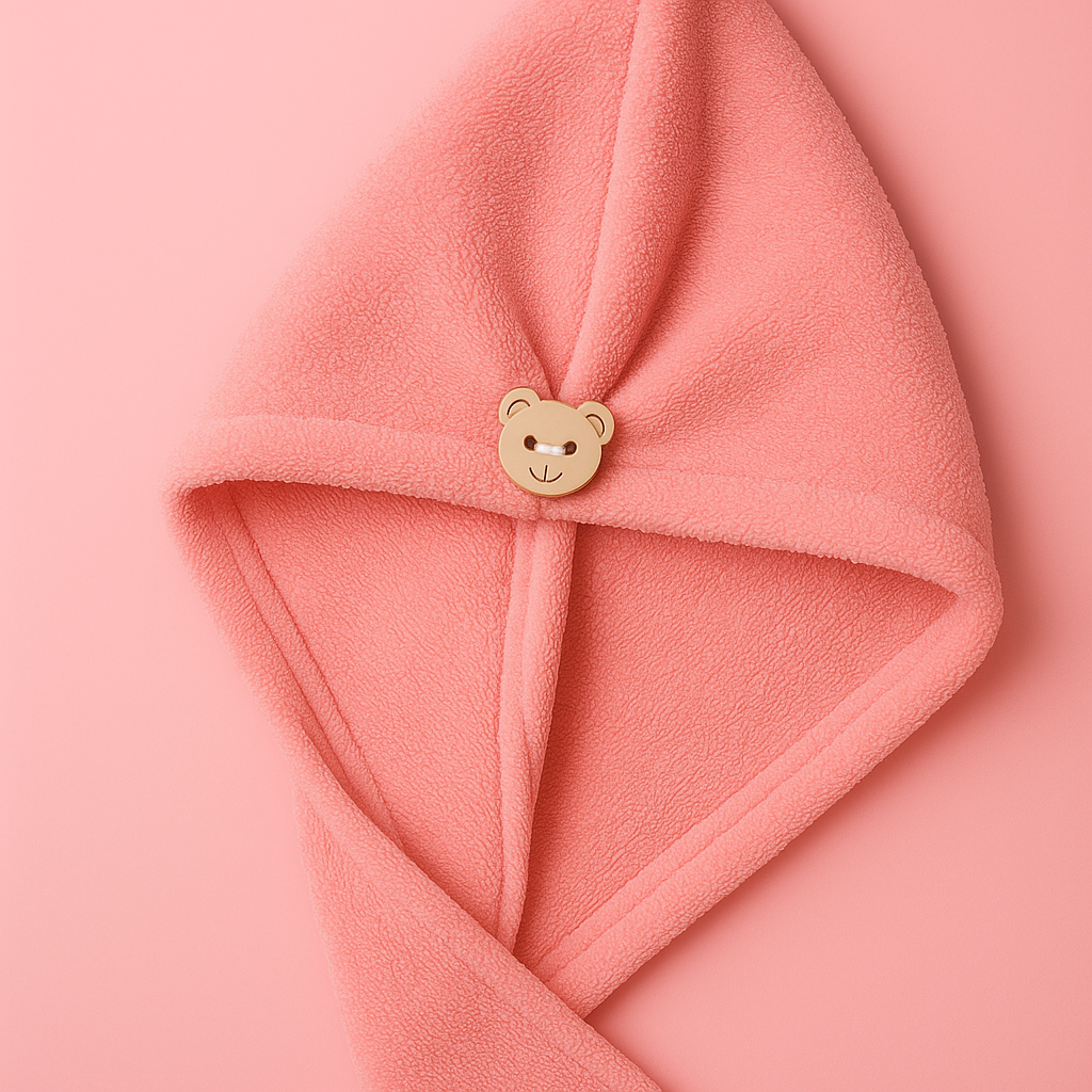 Bonnet serviette après bain